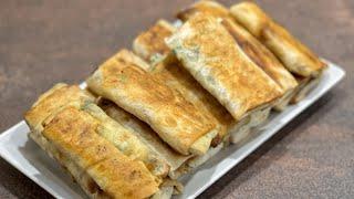 Рулетики из лаваша с сыром и зеленью / Банички от лаваш / Lavash rolls with cheese and herbs