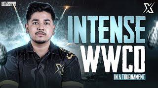 Intense WWCD in a Tournament | BGMI!