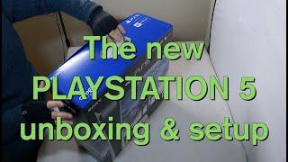 The New PLAYSTATION 5 - unboxing and setup