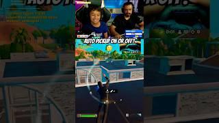 Auto pickup on or off?  #romike2013 #fortnite