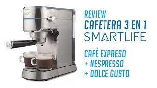 Review cafetera Expresso Smartlife 3 en 1 SL-EC5418NDG