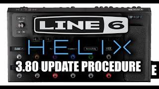 Line 6 Helix 3.80 Update Procudure