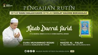 KAJIAN TAUHID - KITAB DURRUL FARID| GURU MUHAMMAD RIJANI / 18 SEPTEMBER 2024