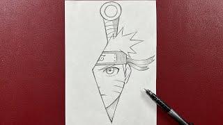 Easy Naruto drawing for beginners | step-by-step drawing | How to draw Naruto uzumaki