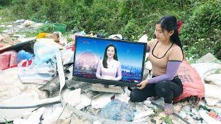 Genius girl: Repair and restore an antique TV in a junkyard