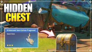 Hidden Luxurious Chest | Iridescent Inscription Fragment | World Quests & Puzzles |【Genshin Impact】