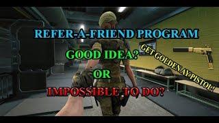 Warface - Refer A Friend Program - Can We Really Get Golden Ay Pistol?