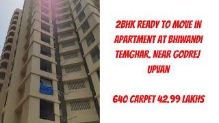 Ready to Move 2BHK in Temghar Bhiwandi | 42.99 Lakhs Package | Near Godrej Upvan | Call 9082957541