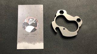 CAHP Tools - Panda Knuck Titanium Raw Ti v3.5 / unboxing / quick review / comparison / CAHPTOOLS