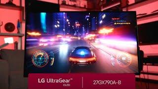 LG UltraGear™ OLED 27” QHD 480Hz Gaming Monitor with DisplayPort 2.1 – PRE-ORDER 27GX790A-B