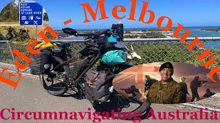 Circumnavigating Australia -  Solo Unsupported #2  Eden to Melbourne #surlybikes #blackdog