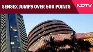 Market Trends Today | Sensex Jumps Over 500 Points, All Sectors Trade In Green