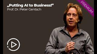 Prof. Dr. Peter Gentsch auf der Social Conference: „Putting AI to Business!”