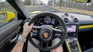 Porsche GT4 Manual Morning Commute - Can You Daily Drive the 4.0L Track Star? (POV Binaural Audio)