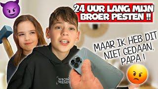 GEMEEN TEGEN MIJN BROER DOEN VOOR 24 UUR LANG !! - De Bakkertjes #924