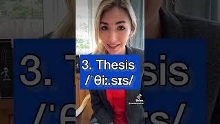 10 Academic English Words that You Are Mispronouncing! 