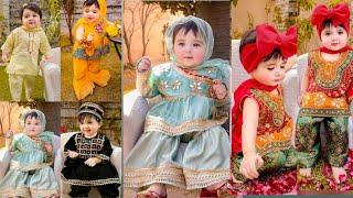 Mehndi Dresses for Baby Girls / top mehndi mayo dress