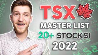 TSX Master Stock List for 2022 (Growth & Dividend)