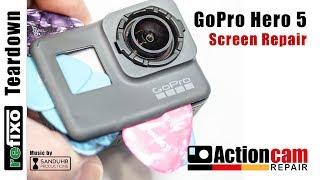 GoPro Hero 5 Black Touchscreen Display Repair Replacement Reparatur Teardown disassemble