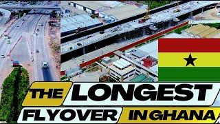 THE LONGEST FLYOVER PROJECT IN GHANA  OVER THE TEMA MOTORWAY #ghana #accra