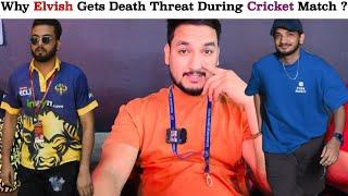 Elvish Yadav Gets Death Threat During Cricket Match With Munawar In Delhi, What Happend ? Watch 