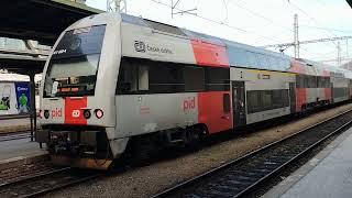 Train CityElefant of Czech Railways ČD double deck Prague regional train unit vlak Zug Pociag treno