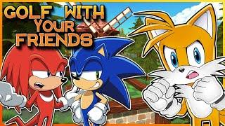 SALTY TAILS! Team Sonic Play Golf With Your Friends (FT Sonic, Knuckles)