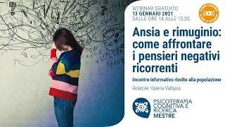 Ansia e Rimuginio: come affrontare i pensieri negativi ricorrenti