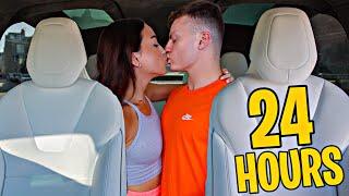 LIVING IN OUR CAR FOR 24 HOURS! *OVERNIGHT CHALLENGE*