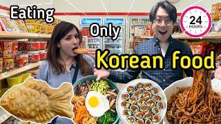 Eating only Korean food for 24 hours