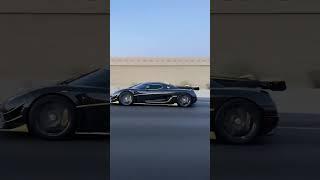 Koenigsegg Agera RS beating Tesla Plaid in road race #hypercar #koenigsegg #tesla #electric #race