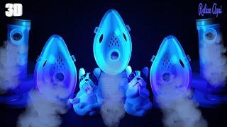 ASMR Aerosol 3D (Five nebulizers) Amazing white noise for sleep 