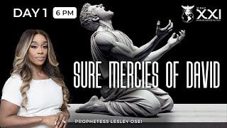 SURE MERCIES OF DAVID| DAY 1 - 6PM|PROPHETESS LESLEY OSEI|MARRIAGE AND DESTINY FAST 2024 |KFT CHURCH