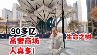 逛高奢商场的人可真多！西安最贵商场开业了，吃饭都要排队，不过闲逛的多，真正购物的没几个