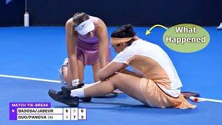 (Deciding SET)Paula Badosa & Ons Jabeur vs Hanyu Guo & Alexandra Panova WTA Brisbane Open 2025