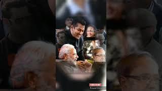 salman khan with pm modi #salmankhan #modi #video #shorts #attude #trending