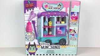 Disney Munchlings Ice Cream Cart with 5 Exclusive Mini Munchlings  Unboxing & Review #munchlings