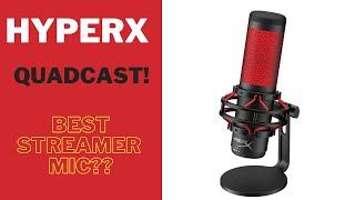 HyperX Quadcast USB Microphone! Perfect for CONTENT CREATORS!