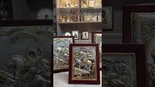 Limited Edition Silver Icons of Saint Dimitrios