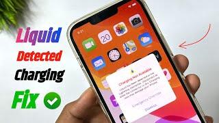 How To Fix liquid detected in lightning connector | iPhone me liquid detected problem |iPhone liquid