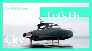 Electric hydrofoil boat Candela C-8 it's like something out of a Bond film