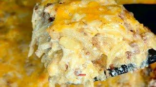 Hamburger Hashbrown Casserole‍