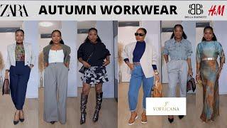 Autumn Workwear Haul. H&M, Zara, BellaBarnett and Yofricana.