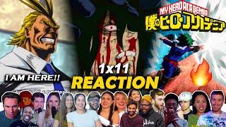 ERASER IS GOING TO DIE?!🩸Allmight Arrives!My hero Academia Episode 1x11 Reaction Mashup