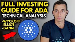 CARDANO ADA- FULL TA INVESTORS TUTORIAL | HOW TO INVEST IN CRYPTO (Wyckoff, Gann, Elliott)