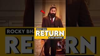 KGF Chapter 3 Rocky Bhai Return - Epic Plot Twist! |#kgf3 #kgfuniverse #prashanthneel #shorts