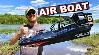 CRAZY RC AIR BOAT!!! - Pro Boat Aerotrooper 25" Brushless RC Boat - TheRcSaylors