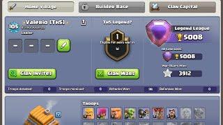 First Th5 Ever To Reach Legend League (World Record) - Attacks Replays - Clash Of Clans