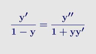 A strange non-linear differential equation