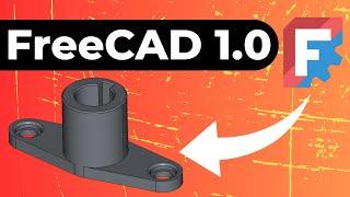 Learn FreeCAD with CAD CAM Lessons: 3D Solid Creation and CAD Operations!